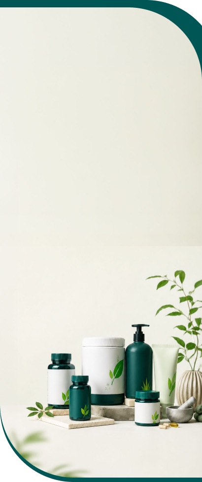 NineLife wellness products arranged on a shelf